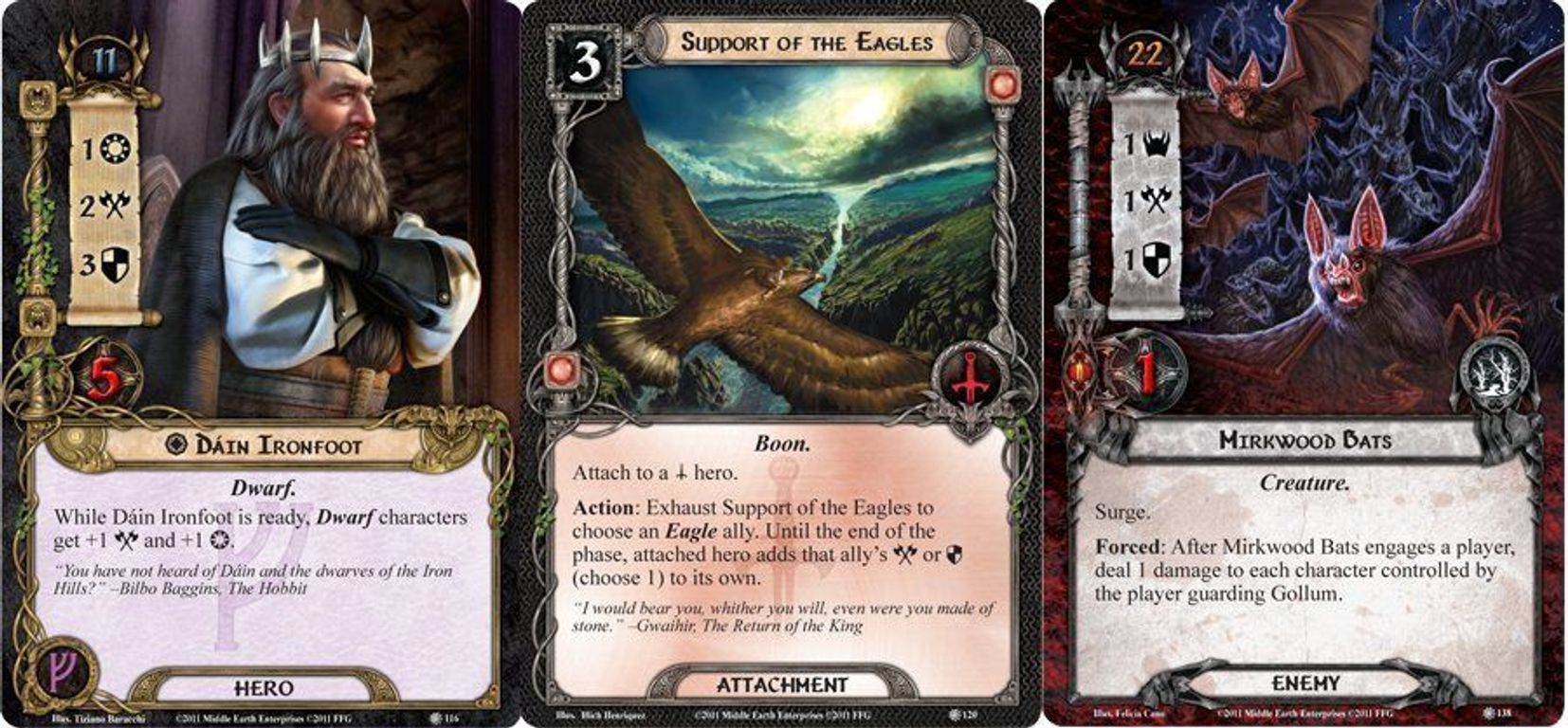 The Lord of the Rings: The Card Game - Return to Mirkwood cards