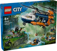 LEGO® City Jungleonderzoekers: helikopter bij de basis