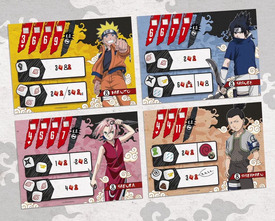Naruto: Ninja Arena cards