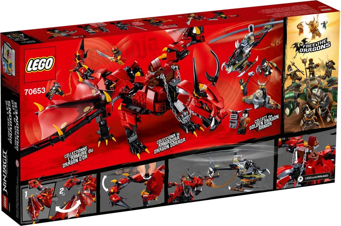 LEGO® Ninjago Le dragon Firstbourne dos de la boîte