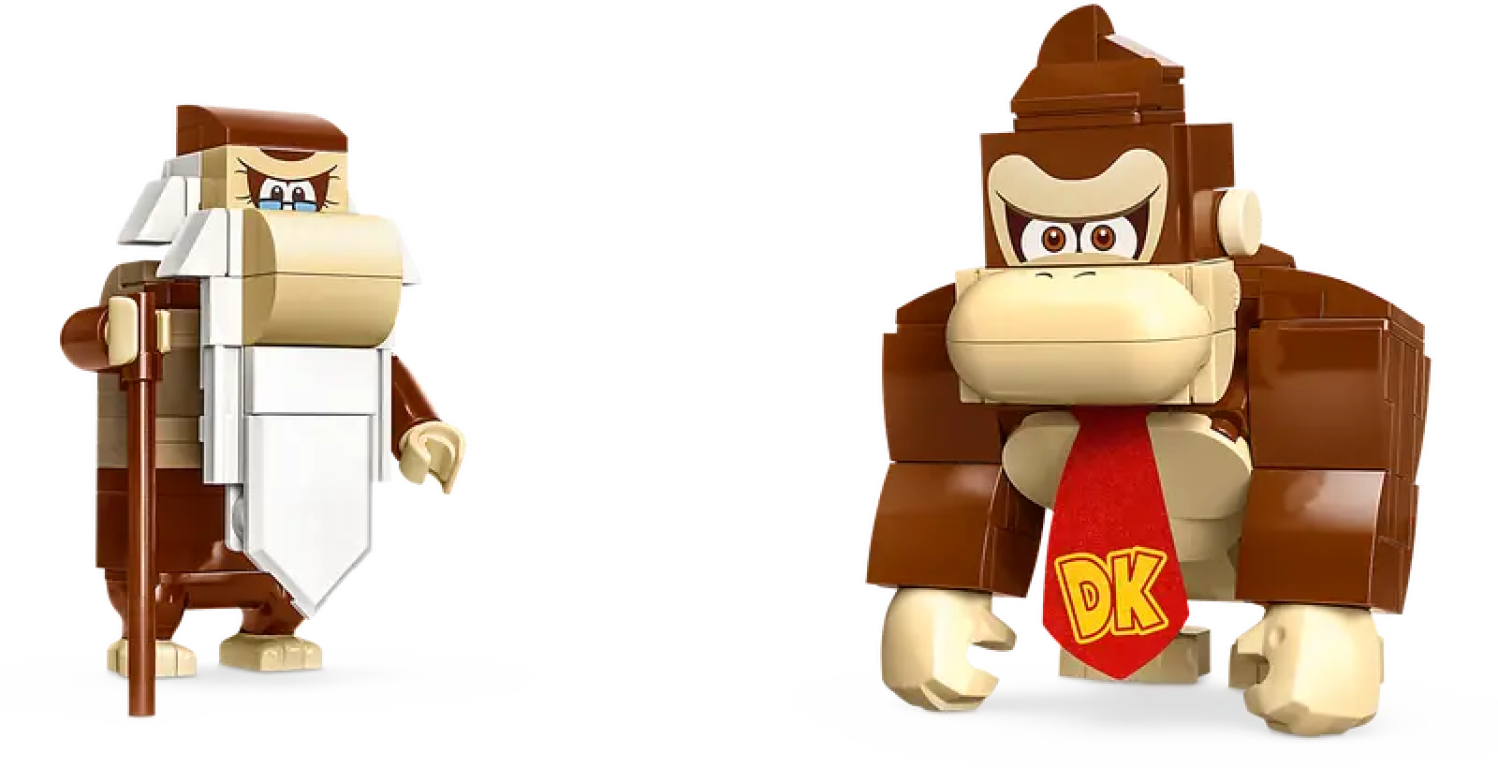 LEGO® Super Mario™ Donkey Kongs Baumhaus – Erweiterungsset charactere
