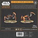 Star Wars: Legion – LM-432 Crab Droids parte posterior de la caja