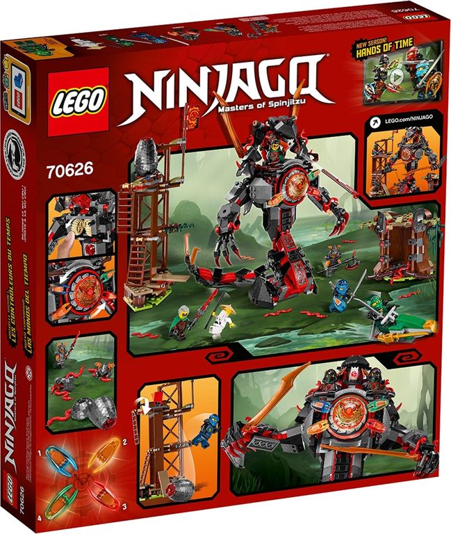 LEGO® Ninjago Verhängnisvolle Dämmerung rückseite der box