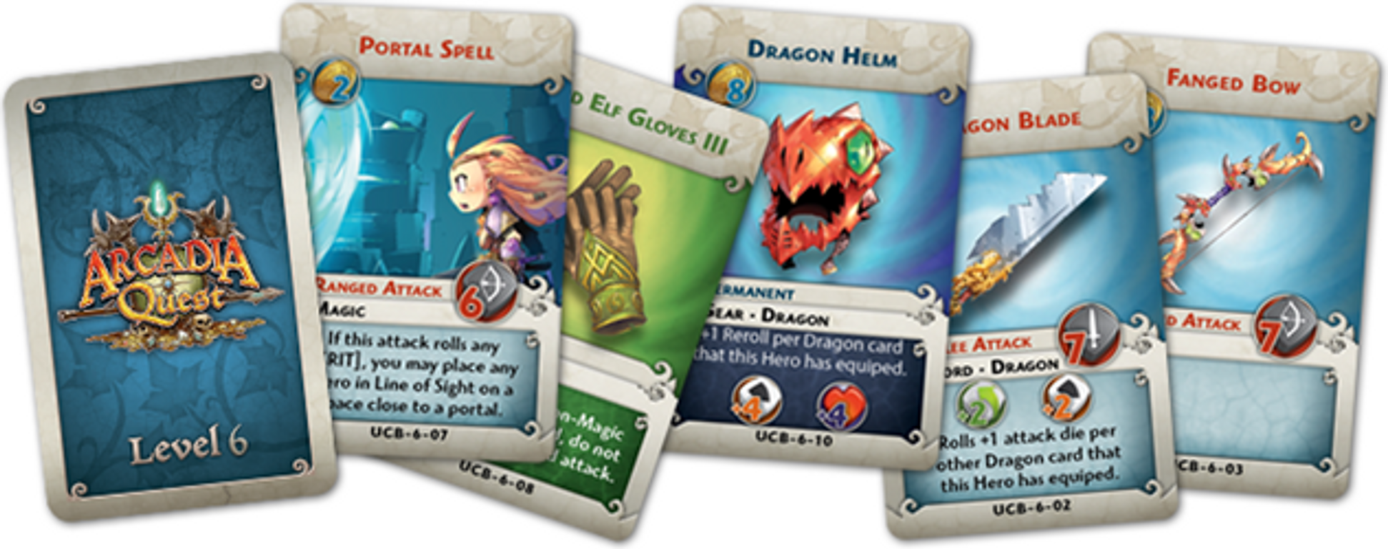 Arcadia Quest: Chaos Dragon cards
