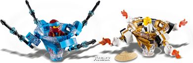 LEGO® Ninjago Toupies Spinjitzu Nya & Wu composants