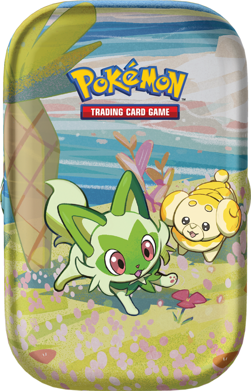 Pokémon TCG: Paldea Friends Mini Tin Display (10 Tins) caja