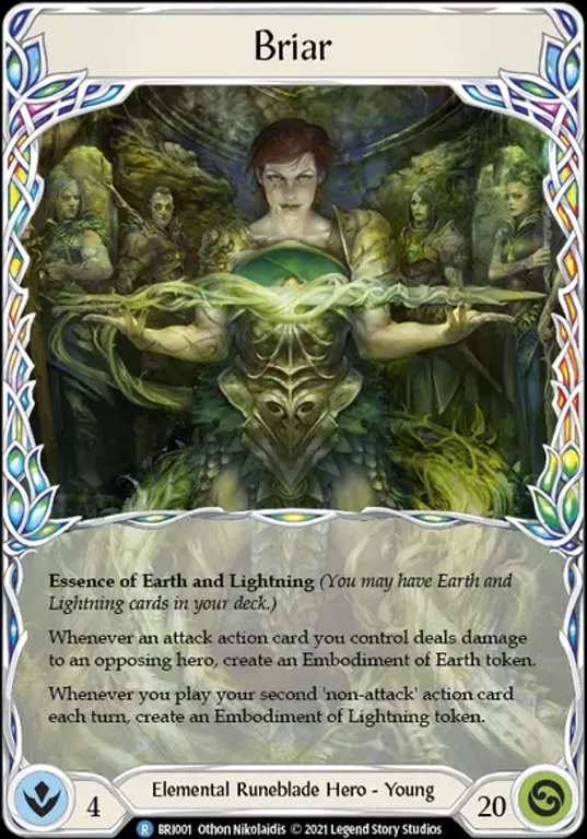 Flesh & Blood TCG: Tales of Aria Blitz Deck - Briar card