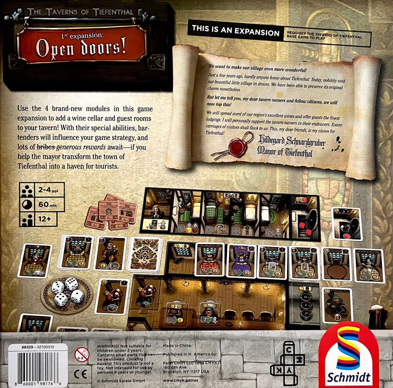 The Taverns of Tiefenthal: Open Doors torna a scatola