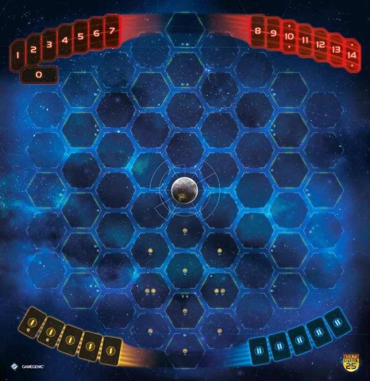 Tapis De Jeu Officiel Twilight Imperium 4e édition - Extra Large 91,4 X 94 Cm - Pour Jusqu'à 8 Joueurs