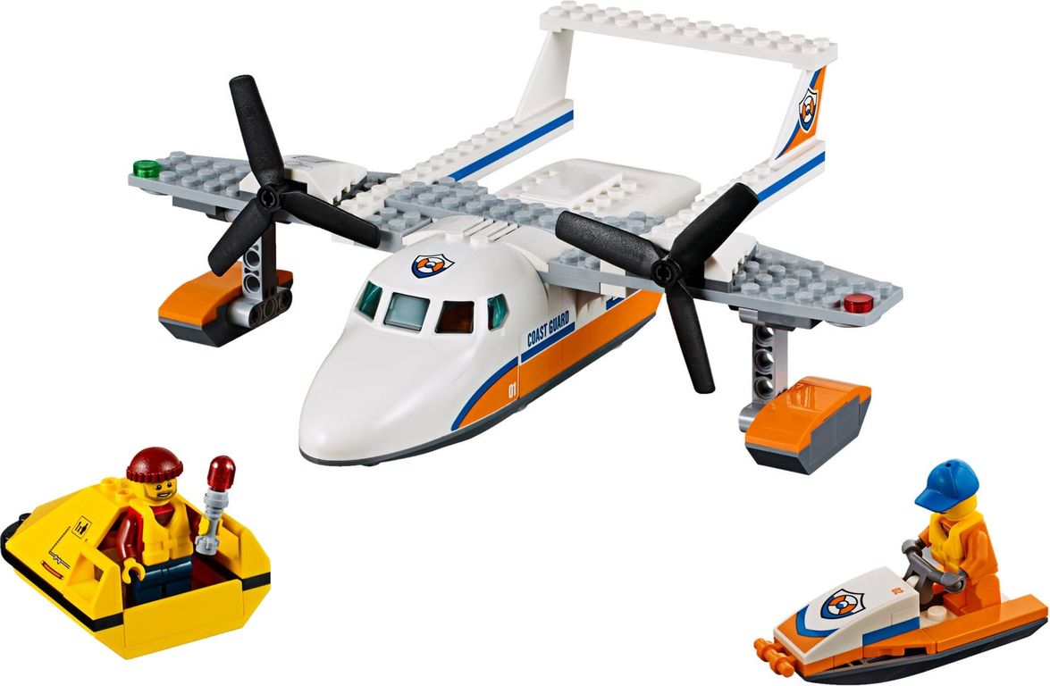 LEGO® City Sea Rescue Plane components