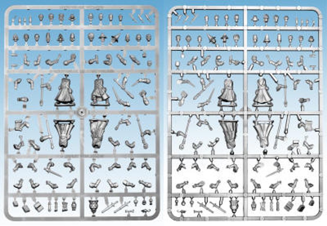 Frostgrave Wizards components