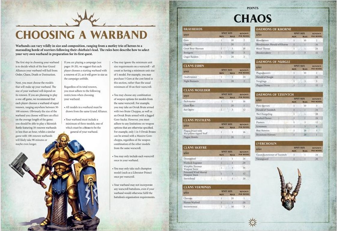 Warhammer Age of Sigmar: Skirmish manual