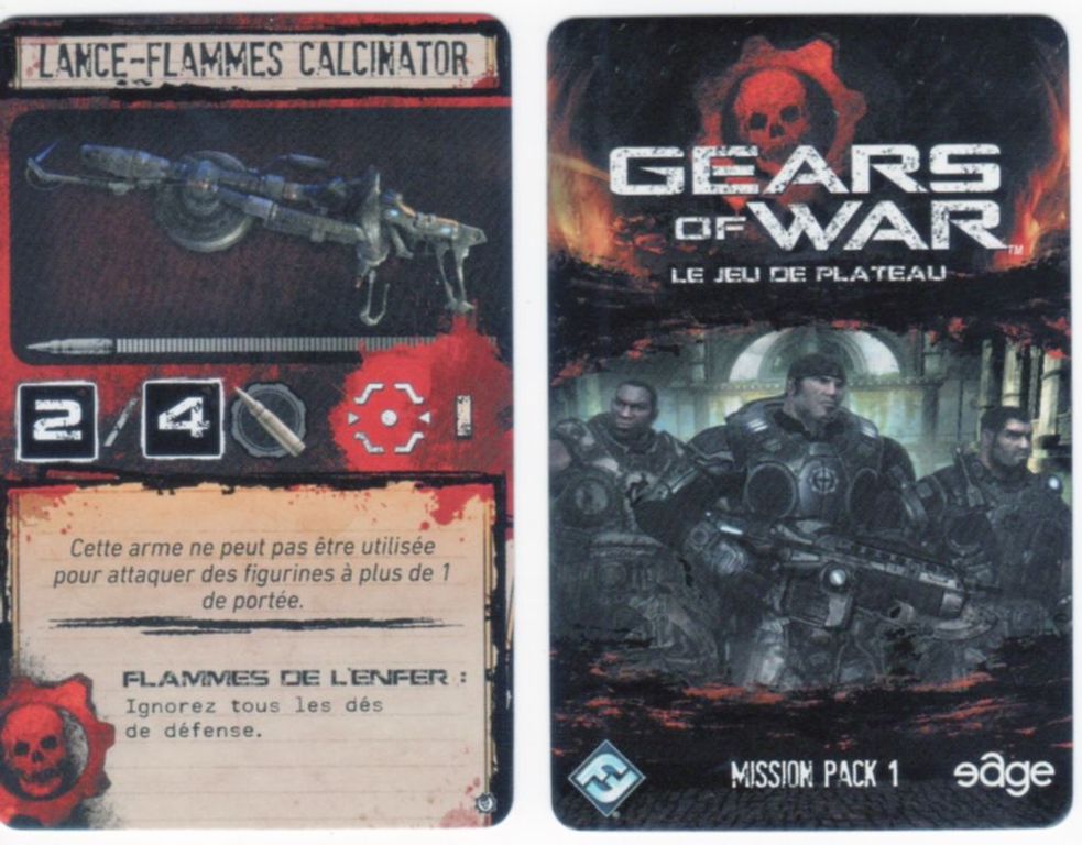 Gears of War: Pack de Misiones 1 cartas