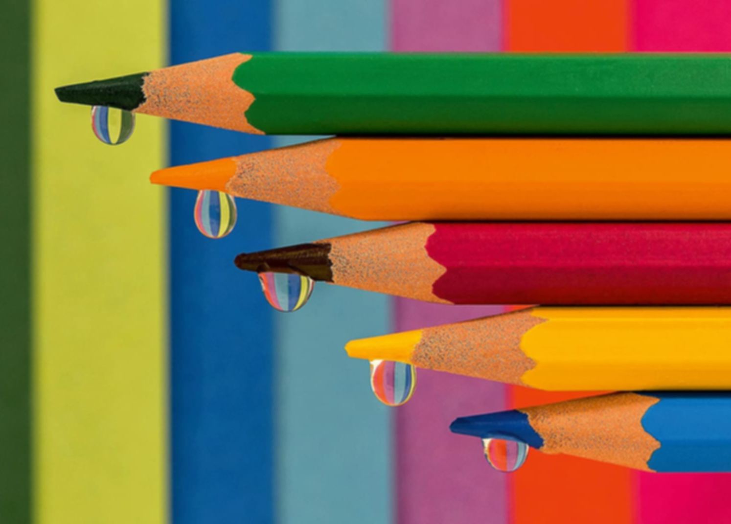Coloured pencils
