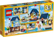 LEGO® Creator Vacaciones en la playa parte posterior de la caja