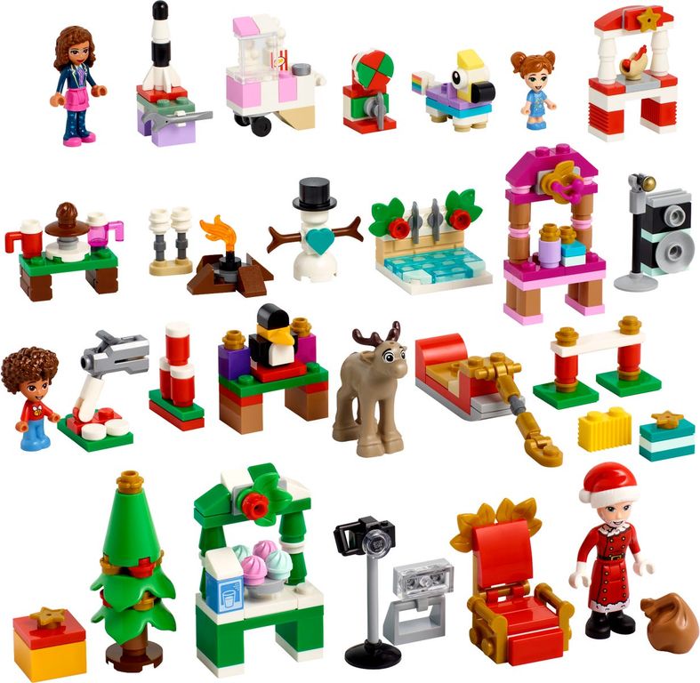 LEGO® Friends Calendario dell’Avvento 2022 componenti