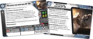 Star Wars Legión: Soldados Costeros Imperiales cartas