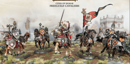Warhammer: Age of Sigmar - Cities of Sigmar: Freeguild Cavaliers miniatures