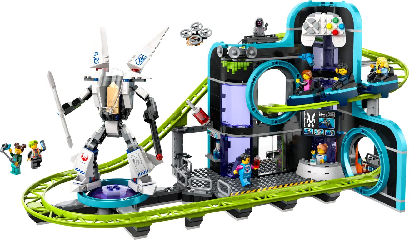 LEGO® City Le parc d'attractions de Robot World composants