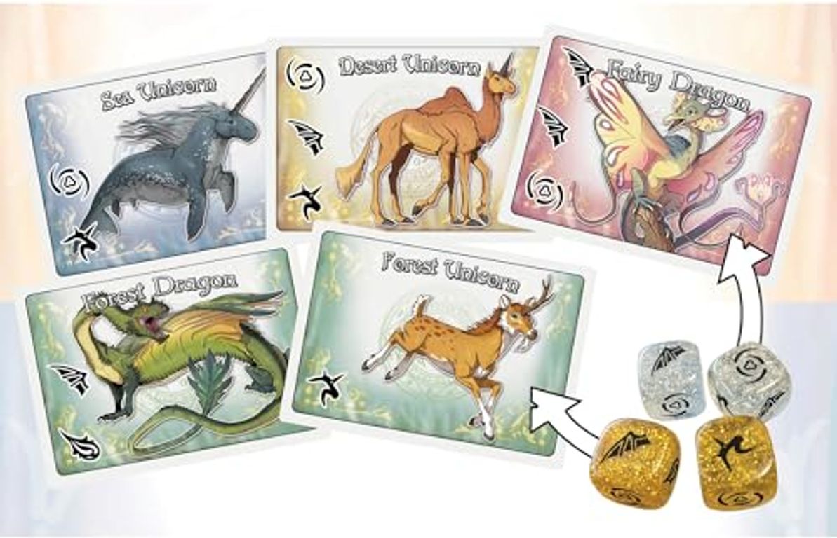 Dragon & Unicorn Collector partes