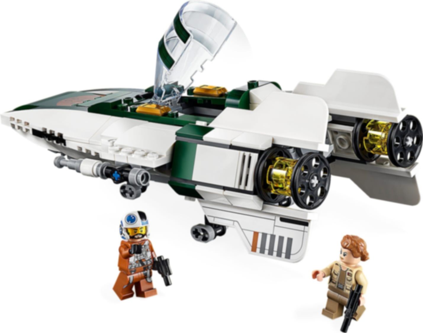 LEGO® Star Wars Caza Estelar Ala-A de la Resistencia jugabilidad
