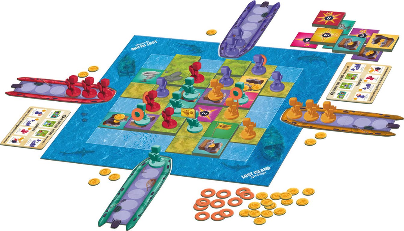 Stratego: Lost Island komponenten