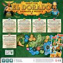 The Quest for El Dorado: Dangers & Muisca back of the box