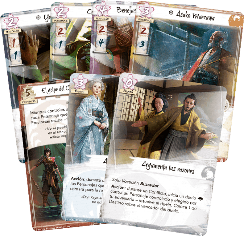 Legend of the Five Rings: The Card Game – Twisted Loyalties cards