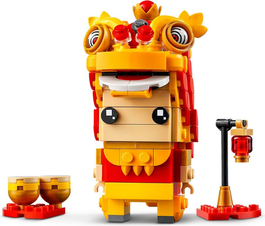 LEGO® BrickHeadz™ Lion Dance Guy components