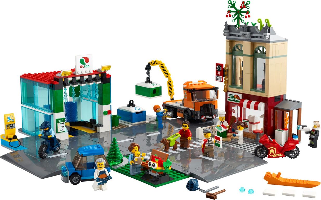 LEGO® City Stadscentrum componenten