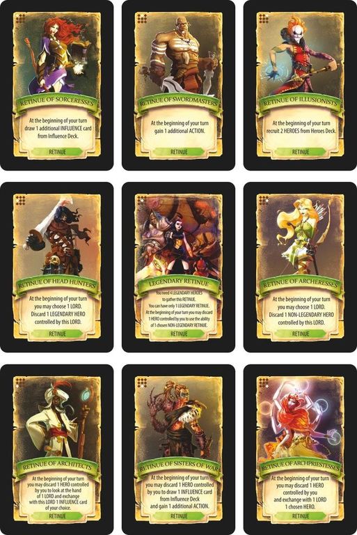 Legends of Labyrinth cards
