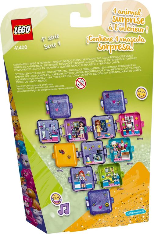 LEGO® Friends Andrea's speelkubus achterkant van de doos