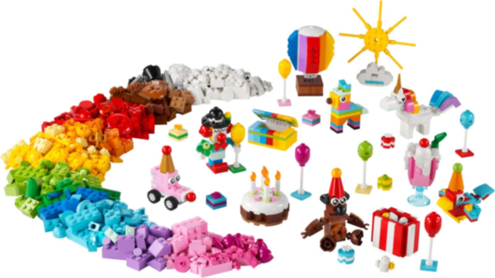 LEGO® Classic Creative Party Box components
