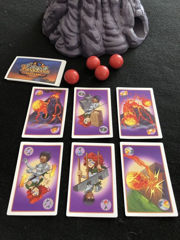 Catapult Kingdoms: Volcano Expansion components