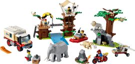 LEGO® City Wildlife Rescue Camp components