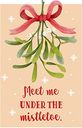 Meet me under the mistletoe