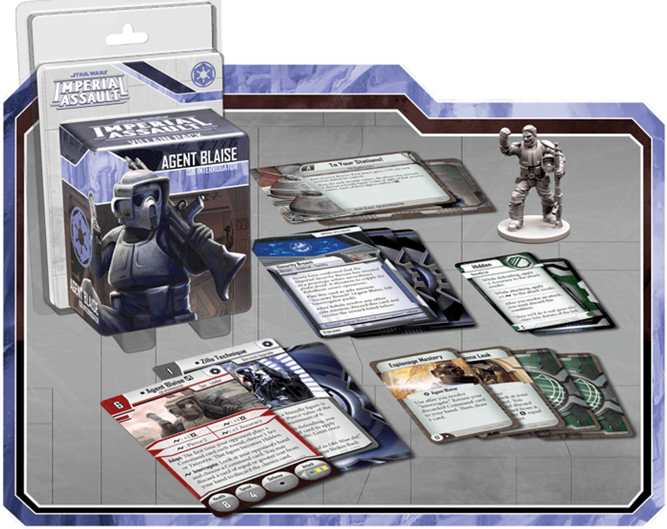 Star Wars: Imperial Assault - Agent Blaise components