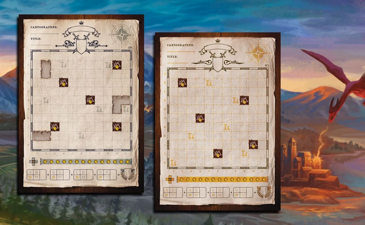 Cartographers Heroes cartes