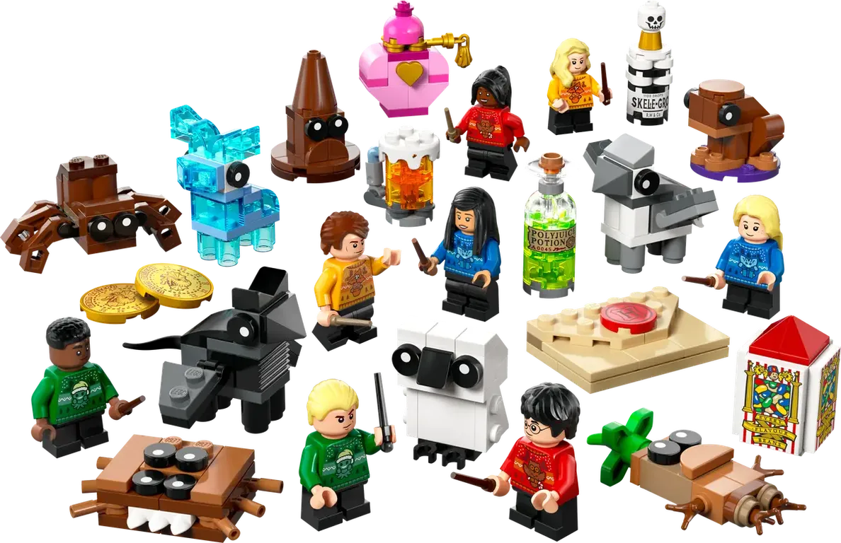 LEGO® Harry Potter™ Adventskalender 2025 komponenten