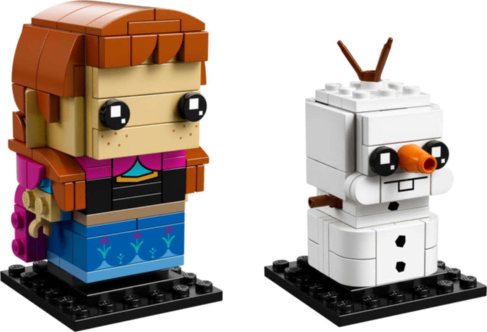 LEGO® BrickHeadz™ Anna e Olaf componenti