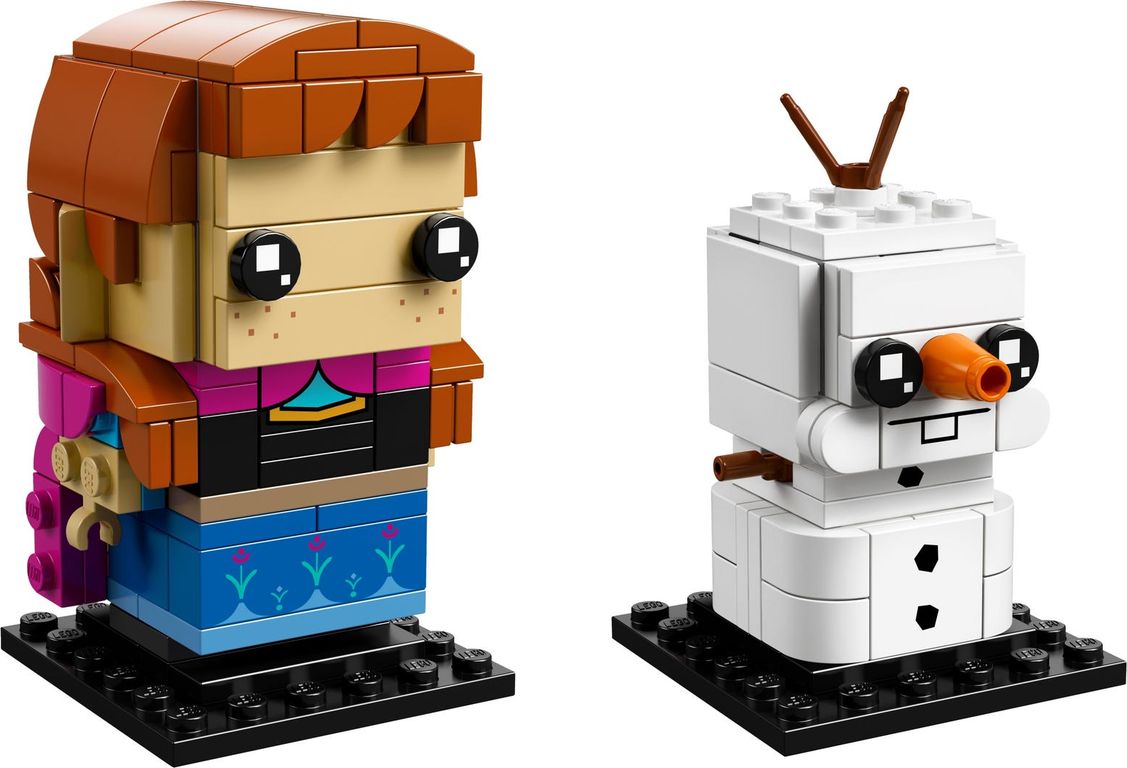 LEGO® BrickHeadz™ Anna & Olaf components