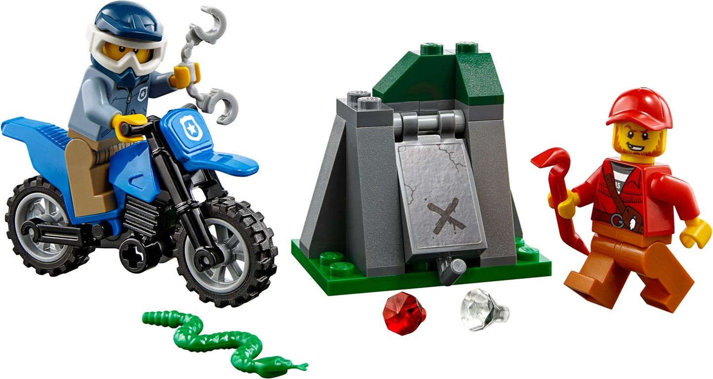 LEGO® City Offroad-Verfolgungsjagd komponenten