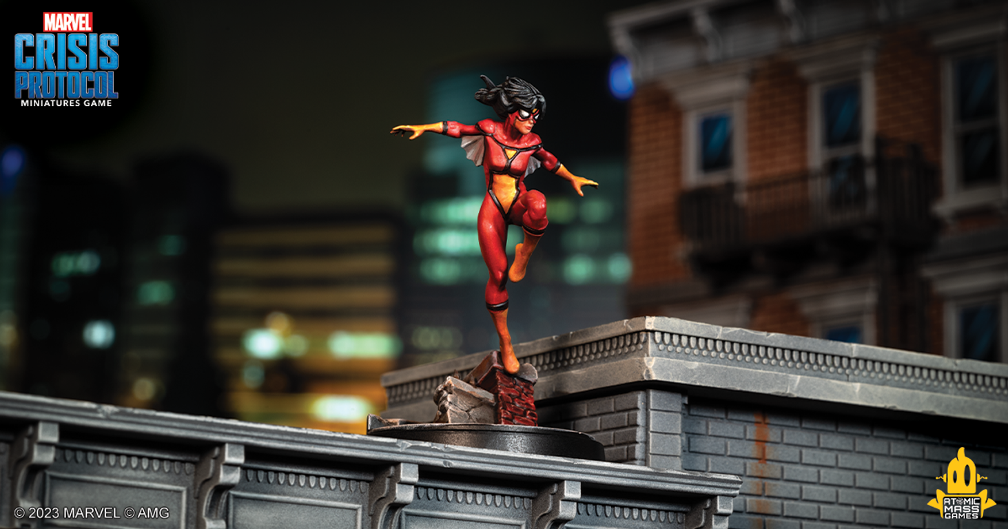 Marvel: Crisis Protocol – Agent Venom & Spider-Woman miniatur