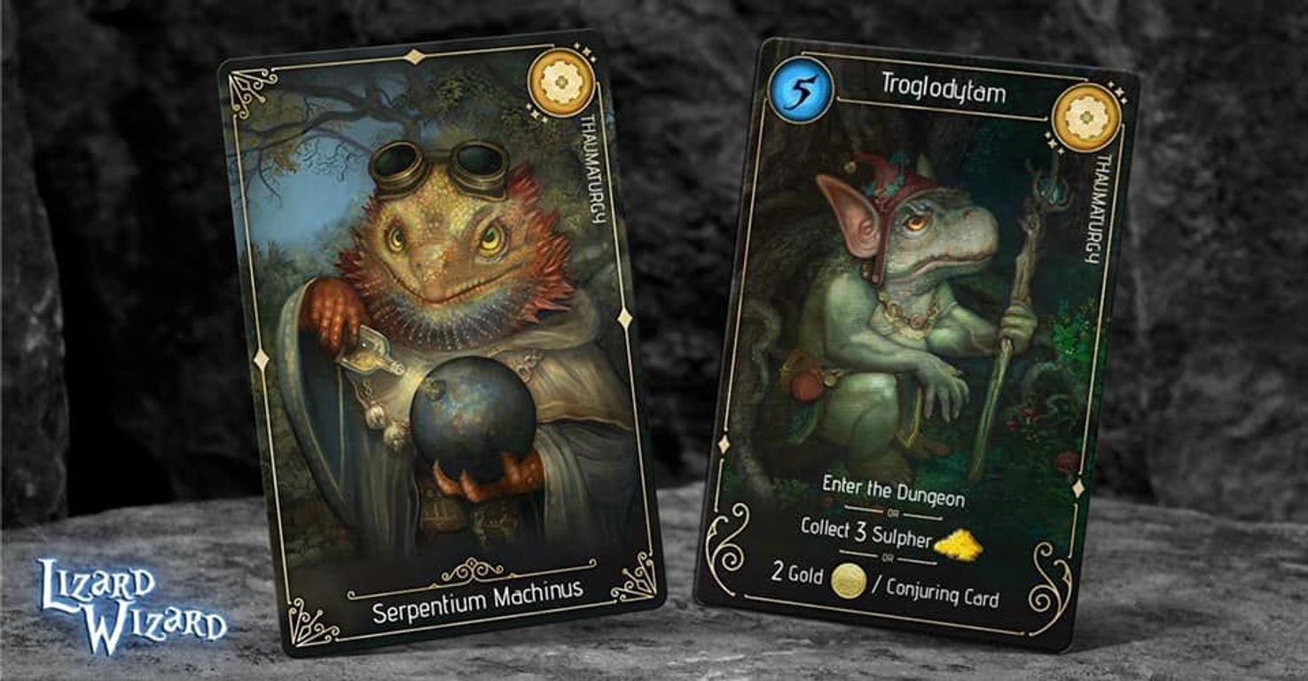 Lizard Wizard cartes