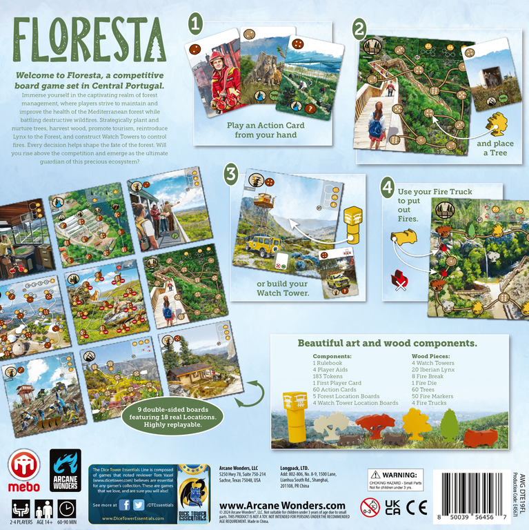Floresta back of the box