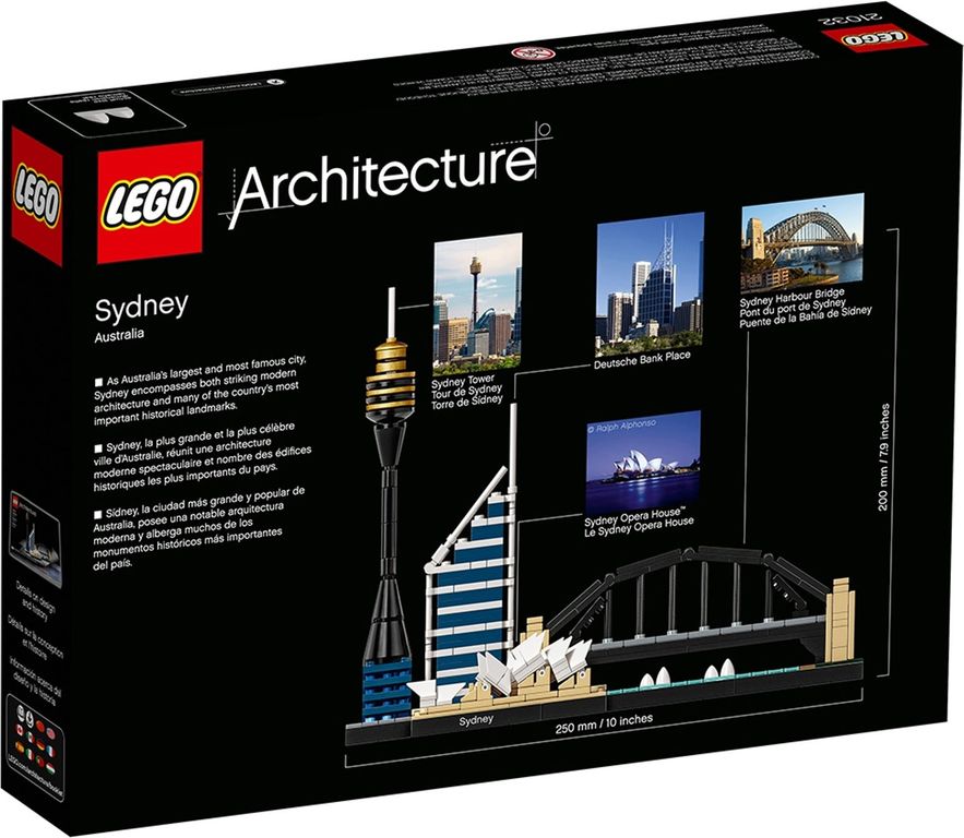 LEGO® Architecture Sydney back of the box