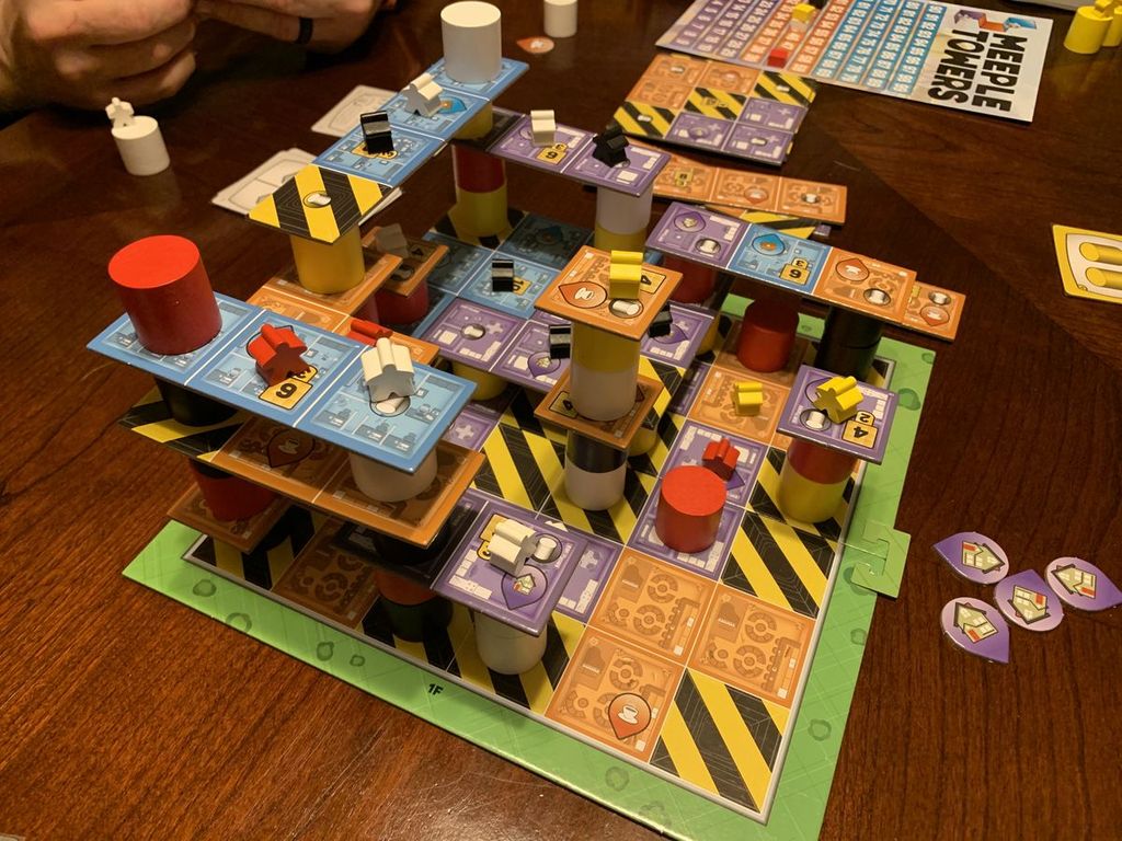 Meeple Towers jugabilidad