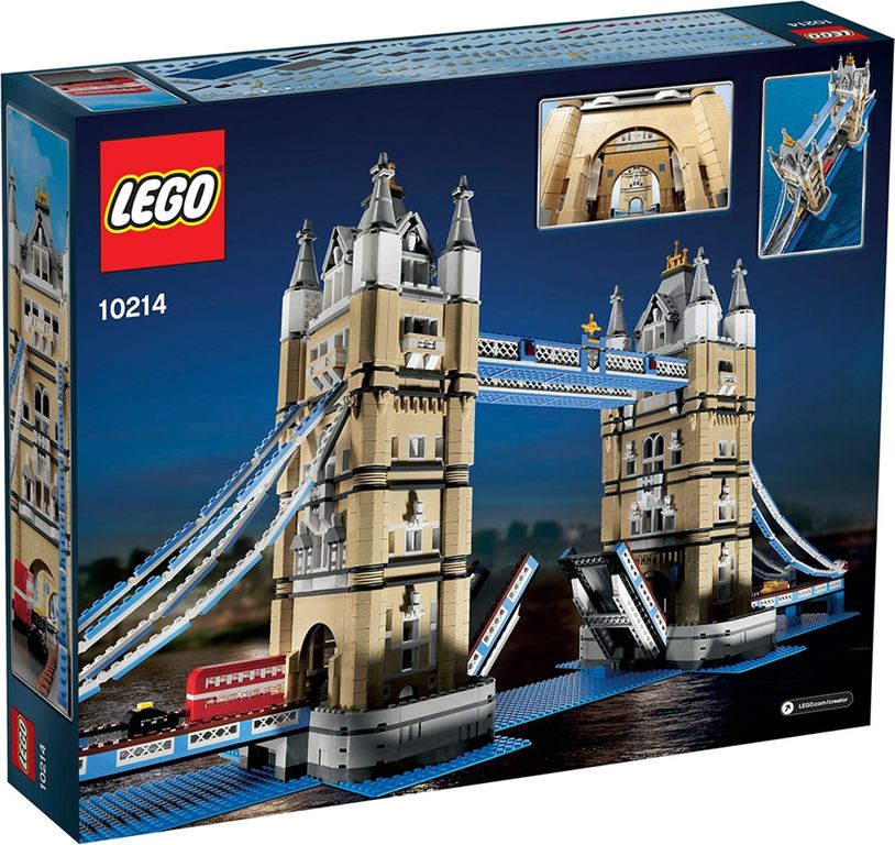 LEGO® Icons Le Tower Bridge dos de la boîte