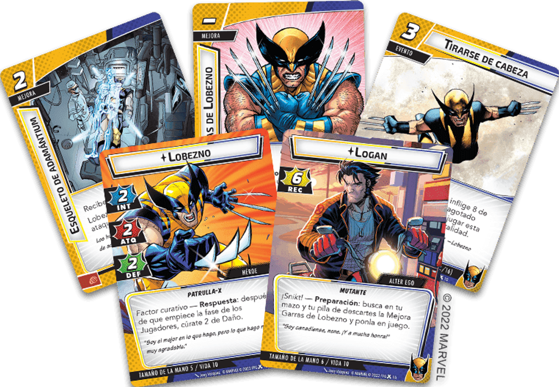 Marvel Champions: The Card Game – Wolverine Hero Pack kaarten