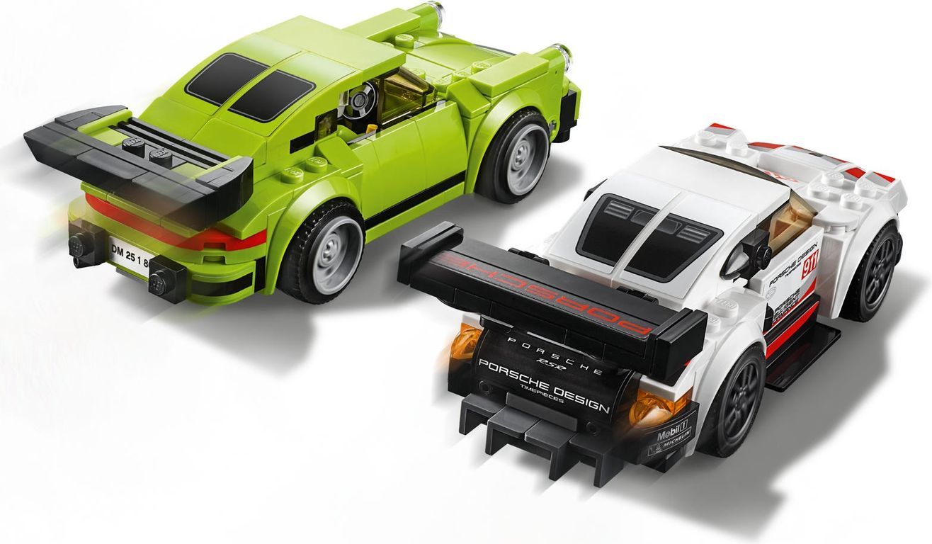 LEGO® Speed Champions Porsche 911 RSR and 911 Turbo 3.0 back side